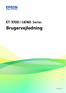 Brugsanvisning Epson EcoTank ET-3700 Multifunktionsprinter