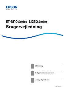 Brugsanvisning Epson EcoTank ET-1810 Printer