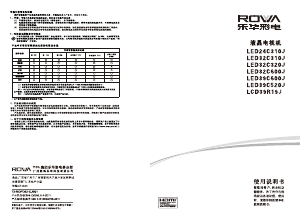说明书 乐华LED24C310JLED电视