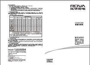 说明书 乐华LED32C360LED电视