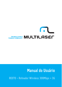 Manual Multilaser RE070 Roteador