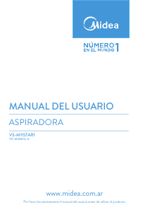 Manual de uso Midea VS-M115TAR1 Aspirador