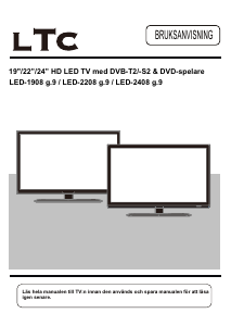 Bruksanvisning LTC LED-1908 LED TV