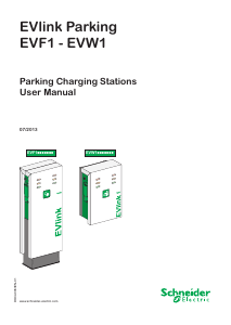 Manual Schneider EVlink EVF1 Charging Station