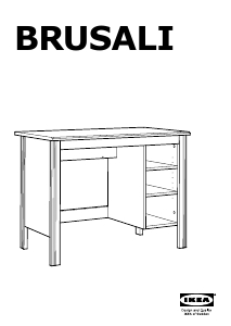 Kullanım kılavuzu IKEA BRUSALI Çalışma masası