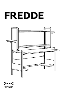 사용 설명서 이케아 FREDDE 책상