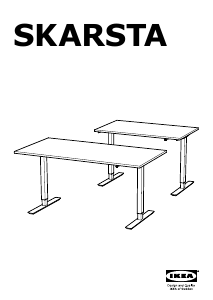 Руководство IKEA SKARSTA Письменный стол