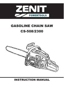 Manual Zenit BPL-508/2300 Chainsaw