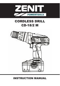 Manual Zenit ZSHA-18/2 М Drill-Driver