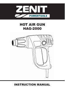 Manual Zenit ZF-2000 Heat Gun