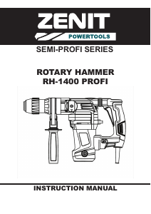 Manual Zenit ZPP-1400 Profi Rotary Hammer