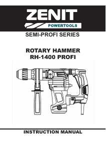 Handleiding Zenit ZPP-1400 Profi Boorhamer