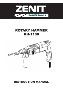 Manual Zenit ZP-1100 Rotary Hammer
