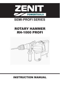 Manual Zenit ZPP-1000 Profi Rotary Hammer