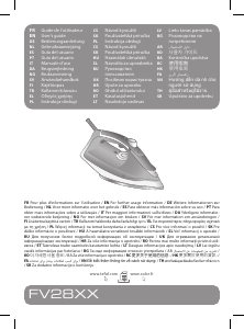 Manuale Tefal FV2831M0 Ferro da stiro