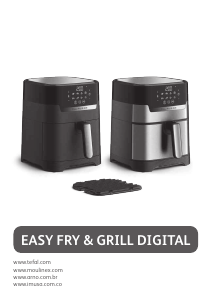 Instrukcja Tefal EY505D15 Easy Fry Frytkownica
