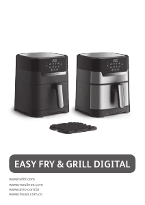 Manuál Tefal EY505DCH Easy Fry Fritéza