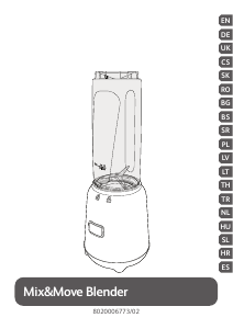 Kasutusjuhend Tefal BL15FD30 Mix&Move Blender