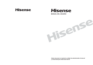 Manual de uso Hisense WFEA6010 Lavadora