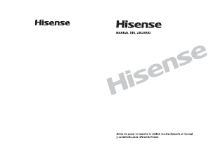 Manual de uso Hisense WFH8014 Lavadora