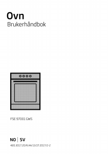 Bruksanvisning BEKO FSE 97001 GWS Komfyr