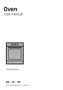 Manual BEKO FSM62330DWT Range