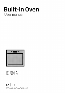 Manual BEKO BIM 24100 W Oven