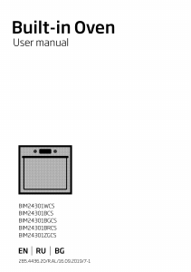 Manual BEKO BIM24301WCS Oven