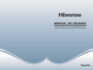 Manual de uso Hisense LHD24D33NEU Televisor de LED