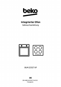 Bedienungsanleitung BEKO BUM 22327 XP Backofen