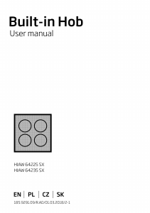 Manual BEKO HIAW 64235 SX Hob