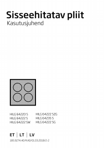 Kasutusjuhend BEKO HILG 64222 S Pliidiplaat