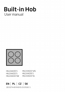 Manual BEKO HILG 64222 SG Hob