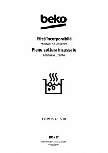 Manuale BEKO HILW 75325 SDX Piano cottura