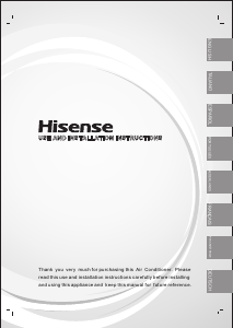 Manual de uso Hisense AS-09UR4SYDDC Aire acondicionado