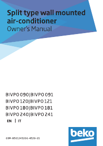 Manuale BEKO BIVPO 091 Condizionatore d’aria