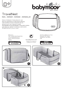 Manual Babymoov A043601 TravelNest Mochila