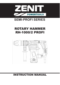Manual Zenit ZPP-1000/2 Profi Rotary Hammer