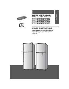 Használati útmutató Samsung RT34DBSS Hűtő és fagyasztó