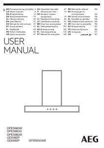 Manual de uso AEG DPE5660M Campana extractora