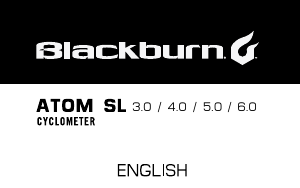 Handleiding Blackburn Atom SL 6.0 Fietscomputer