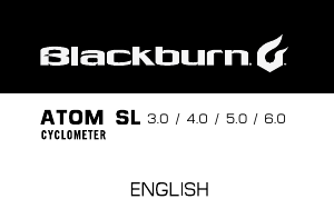 Manual Blackburn Atom SL 5.0 Cycling Computer