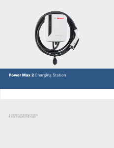 Manual Bosch Power Max 2 Charging Station