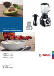 Panduan Bosch MMB43G3BGB Blender