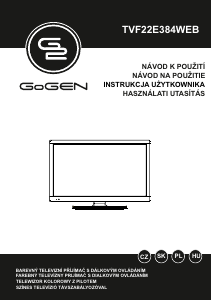 Manuál GoGEN TVF22E384WEB LED televize