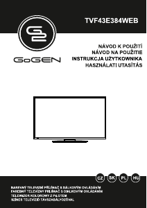 Manuál GoGEN TVF43E384WEB LED televize