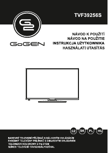 Návod GoGEN TVF39256S LED televízor