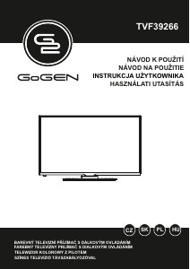 Návod GoGEN TVF39266 LED televízor