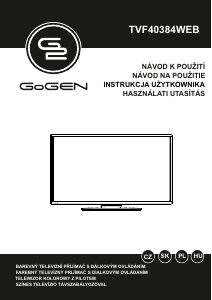 Návod GoGEN TVF40384WEB LED televízor