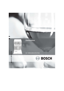 Manual Bosch SGI55E05TC Dishwasher